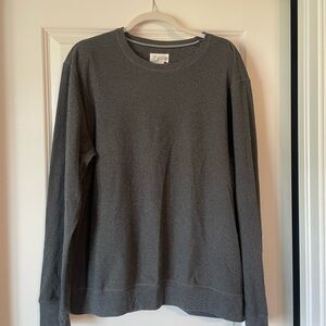 Boston Traders Gray Crewneck Sweater Classic Style